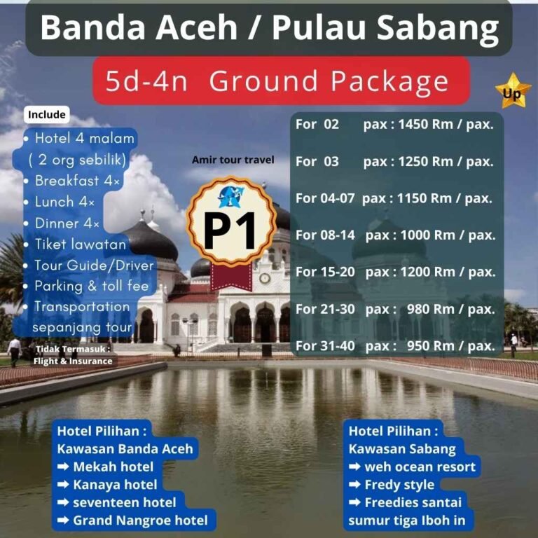 5D-4N Aceh & Pulau Sabang